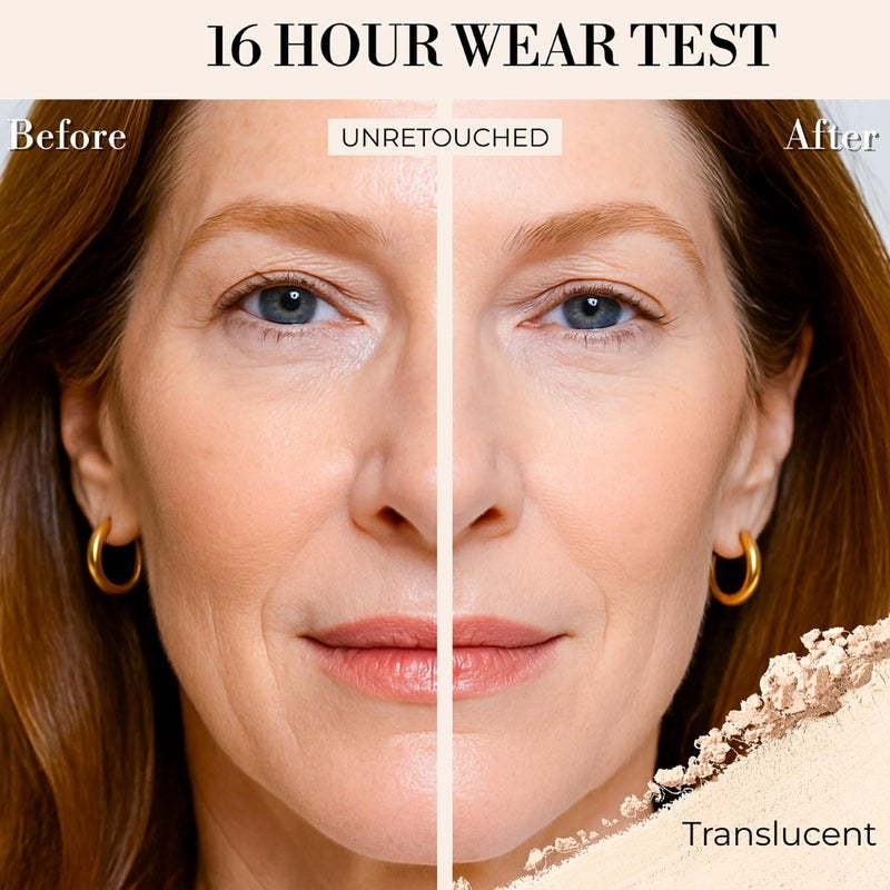 Luminess Airbrush Blur Translucent Loose Setting Powder - Pore Minimizer Face Powder, Weightless, Talc-Free, Moisture-Resistant Formula for All Skin Tones, Extends Makeup Wear, Shine-Free Finish - Image 3